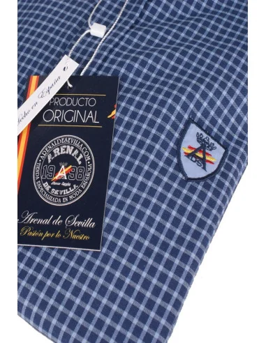 Camisa Cuadros Marino Bandera España