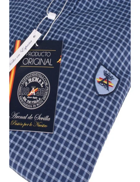 Camisa Cuadros Marino Bandera España
