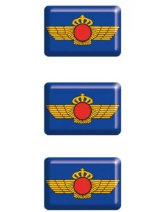 Pegatina Ejército Aire Relieve Mini