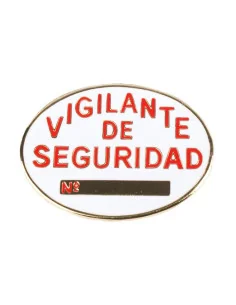 Placa Vigilante De Seguridad Metal