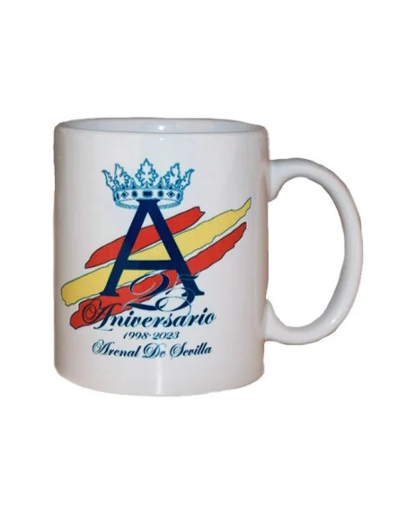 Taza Arenal De Sevilla Logo 25 Aniversario