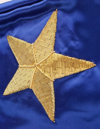 Bandera Bordada Unión Europea A Mano
