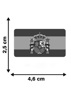 Pegatina Bandera España Actual Plana x2 2