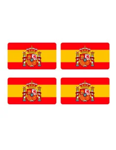 Pegatina Bandera España Actual x4