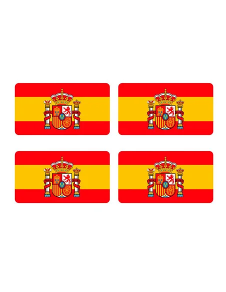 Pegatina Bandera España Actual x4