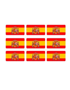 Pegatinas Mini Pack de 9 Bandera Española Actual