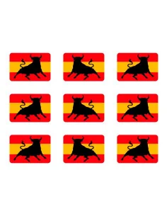 Pegatinas Mini Pack de 9 Toro España