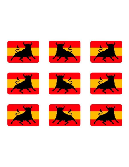 Pegatinas Mini Pack de 9 Toro España