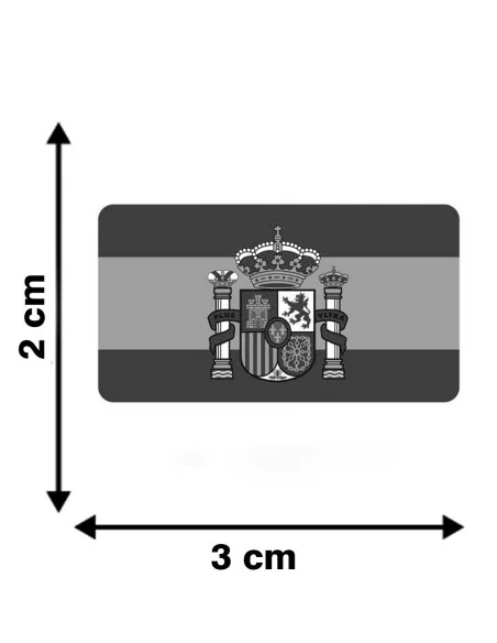 Pegatina Bandera España Actual x4