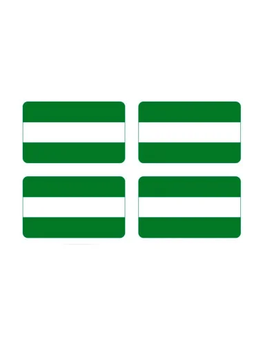 Pegatinas Bandera Andalucía x4