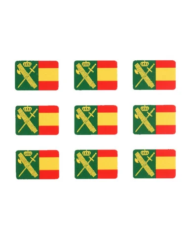 Pegatinas Mini Pack de 9 Guardia Civil