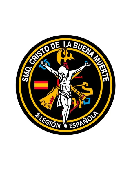 Pegatina Cristo Buena Muerte Legión Redonda