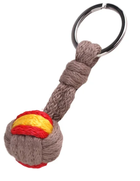 Llavero Bola Cuerda Bandera España Camel