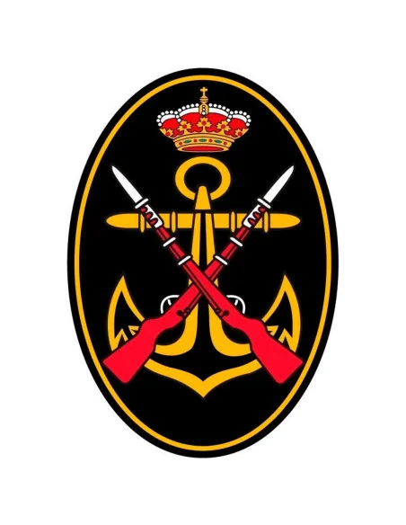 Pegatina Infantería Marina Ovalada
