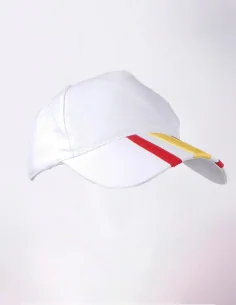 Gorra España Franjas Blanco 2