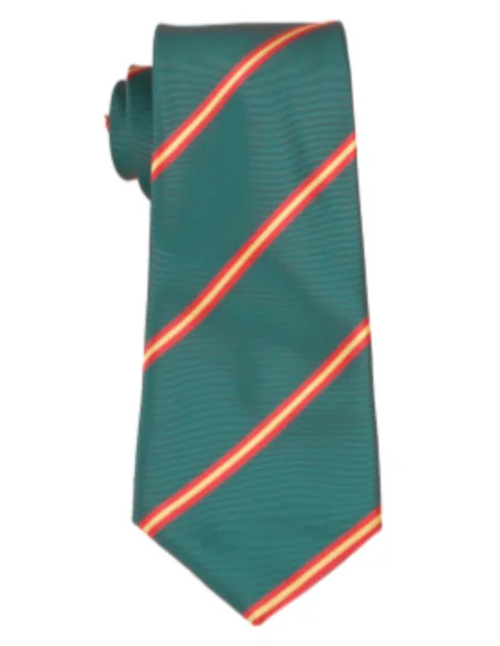 Corbata Bandera España Diagonal Verde