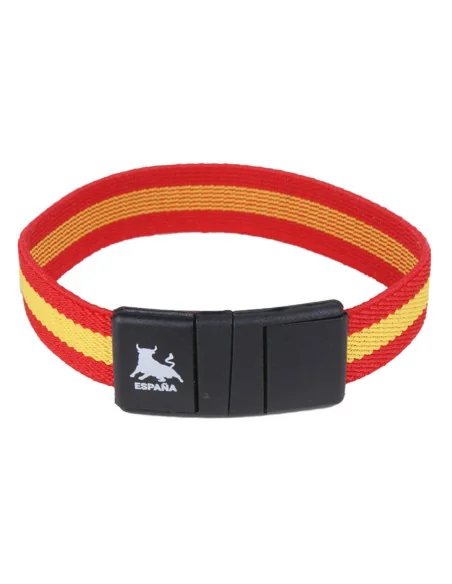Pulsera Elástica Bandera España Cierre Toro