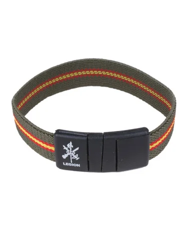 Pulsera Elástica Bandera España Cierre Legión