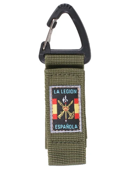 Llavero Mosquetón Legión Bandera España