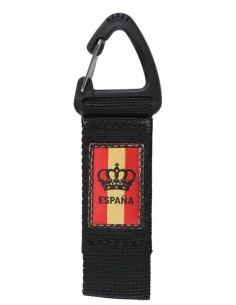 Llavero Mosquetón Bandera España Corona Real
