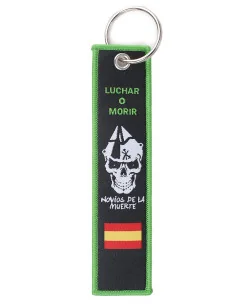 Llavero Tela Bandera España Legión