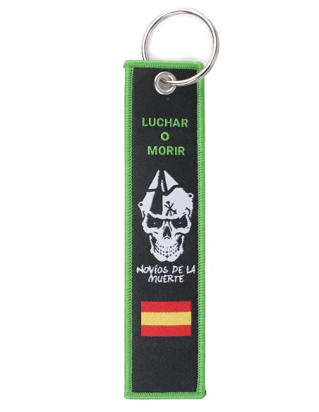 Llavero Tela Bandera España Legión