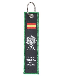 Llavero Tela Bandera España Guardia Civil 2