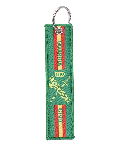 Llavero Tela Bandera España Guardia Civil