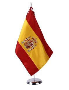 Banderín Sobremesa Bandera España Bordado