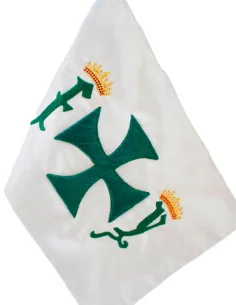 Banderín Sobremesa Cristobal Colón Bordado 2