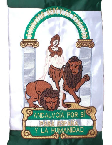 Bandera Bordada Andalucía Máquina