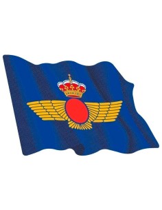 Pegatina Bandera Ejército Aire Ondeante