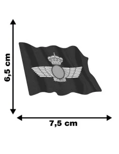 Pegatina Bandera Ejército Aire Ondeante 2