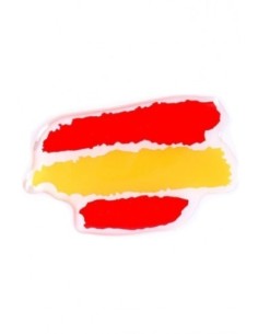 Pegatina Bandera España Manchas Relieve