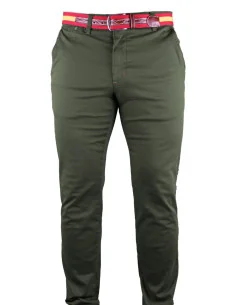 Pantalón Sport Bandera España Kaki 2