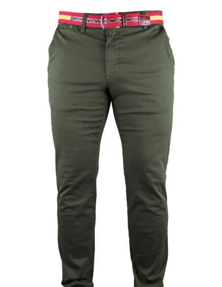 Pantalón Sport Bandera España Kaki