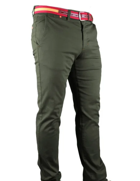 Pantalón Sport Bandera España Kaki