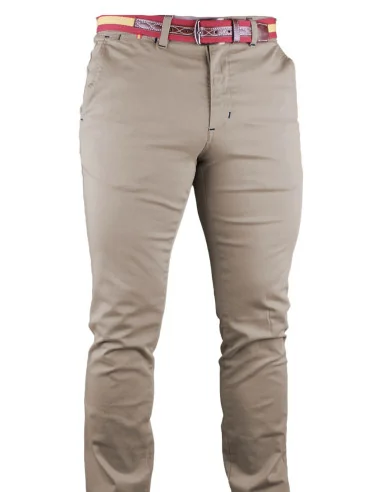 Pantalón Sport Bandera España Camel