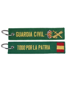 Llavero Tela Guardia Civil Bordado 2