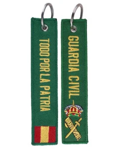 Llavero Tela Guardia Civil Bordado