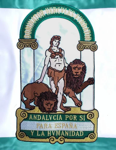 Bandera Bordada Andalucía Máquina