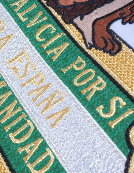 Bandera Bordada Andalucía Máquina