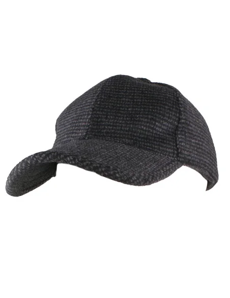 Gorra Lana Bandera España Estampada Grises