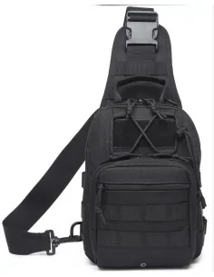 Mochila negra Bandolera Táctica 4L