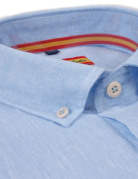 Camisa Polera Bandera España Lino