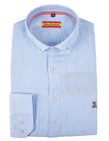 Camisa Polera Bandera España Lino