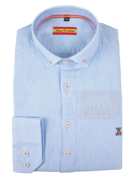 Camisa Polera Bandera España Lino