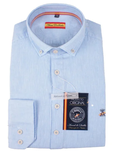 Camisa Polera Bandera España Lino