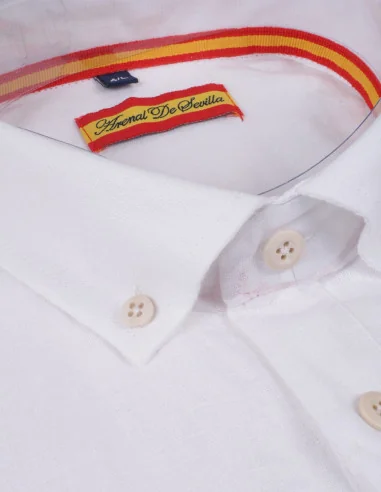 Camisa Polera Bandera España Lino