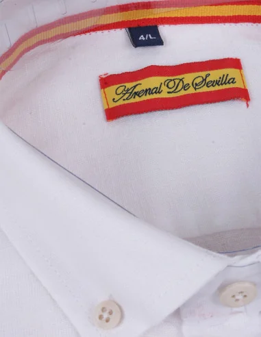 Camisa Polera Bandera España Lino